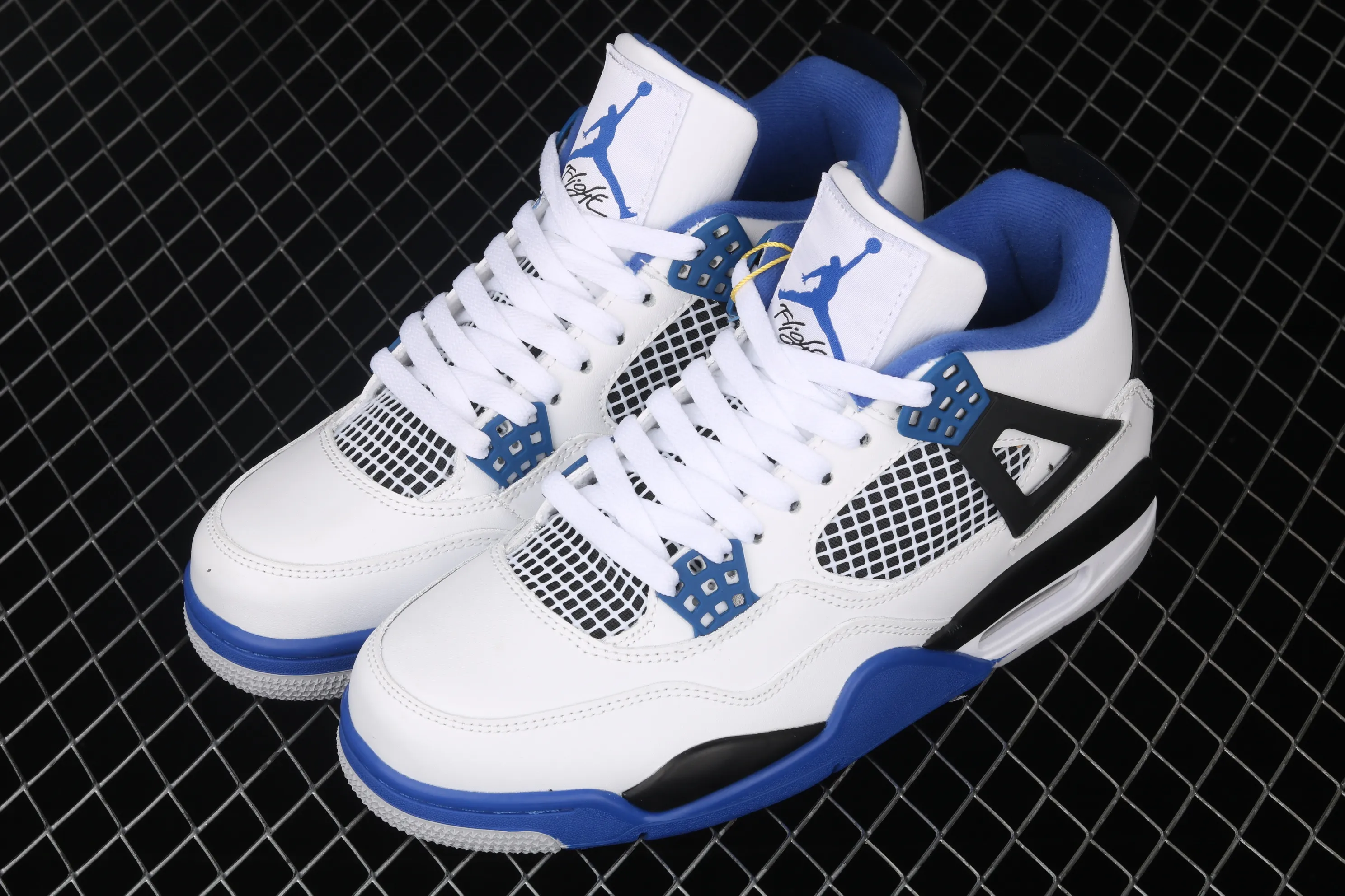 All categories Air Jordan Jordan series basketball shoes Air Jordan 4 G version Air Jordan 4 Retro AJ4 Joe 4 white and blue 308497-117